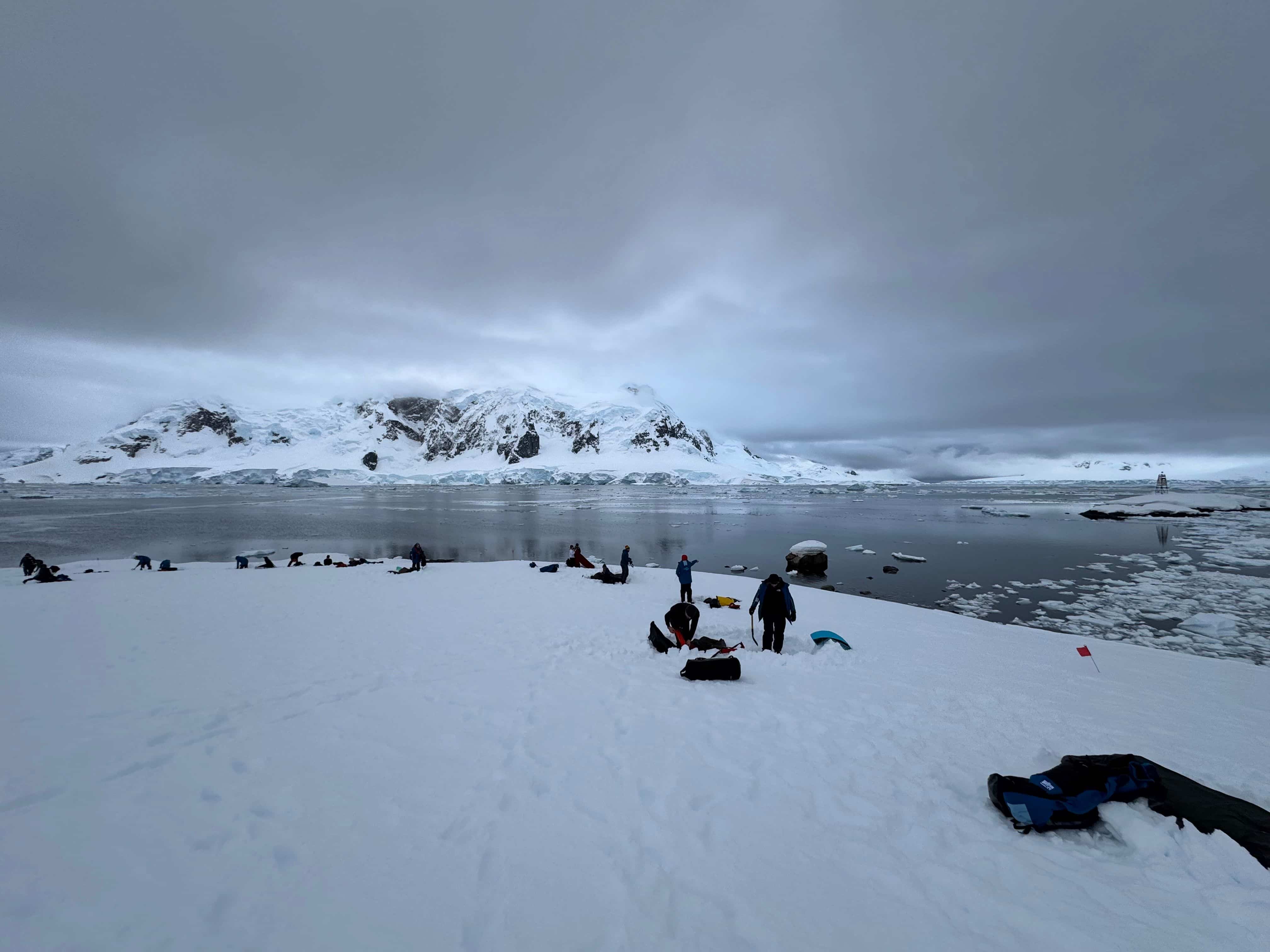Camping experience in Antarctica.