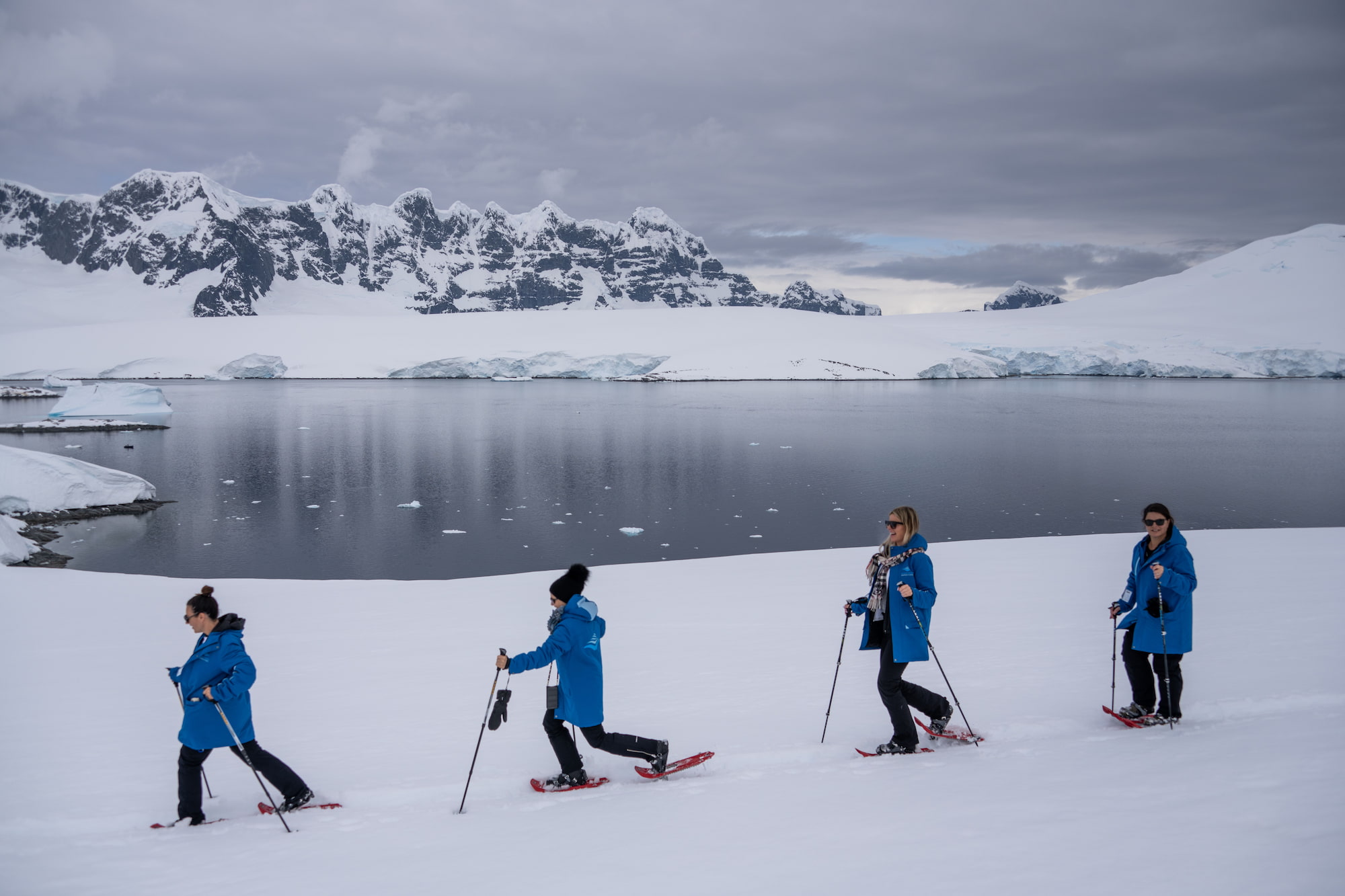 Antarctica snowshoeing excursion on Ocean Albatros