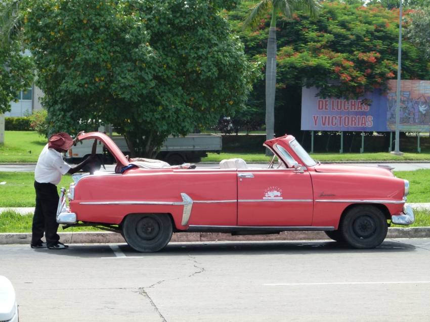 Vintage car in Cuba
