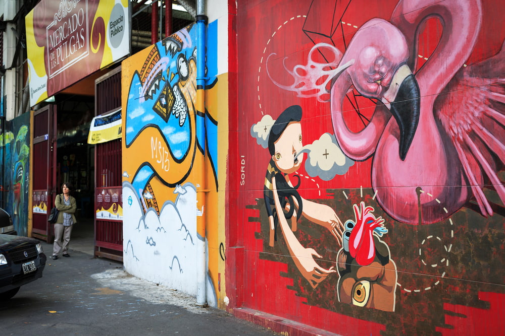 Street art in Palermo, Buenos Aires.