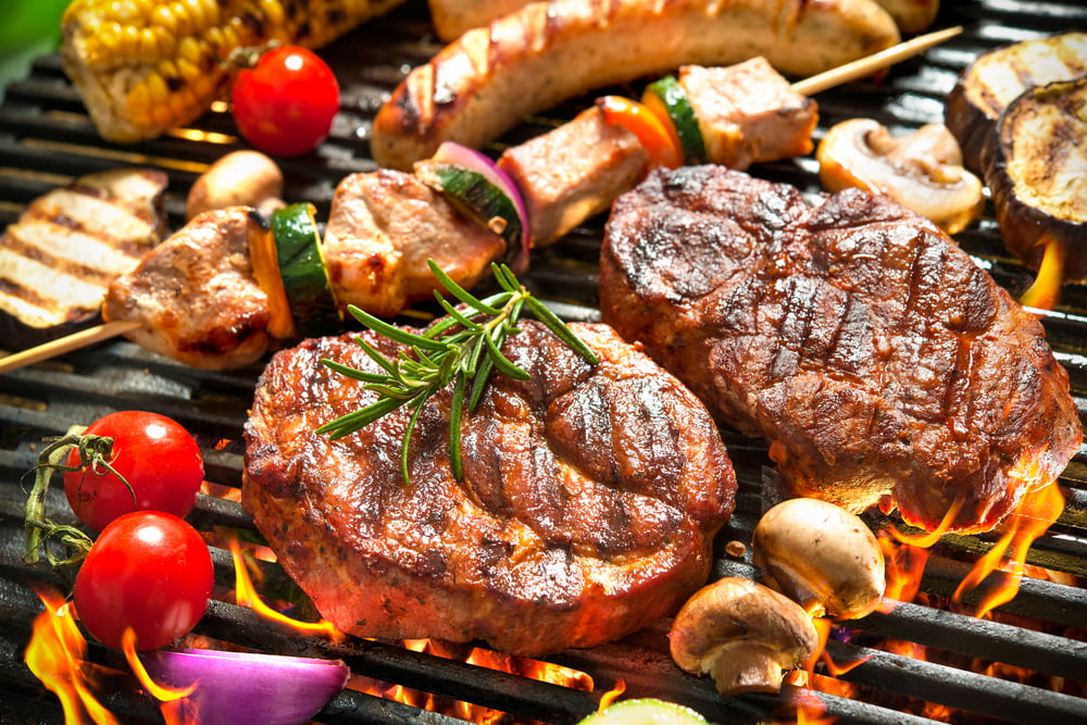 Delicious steak.