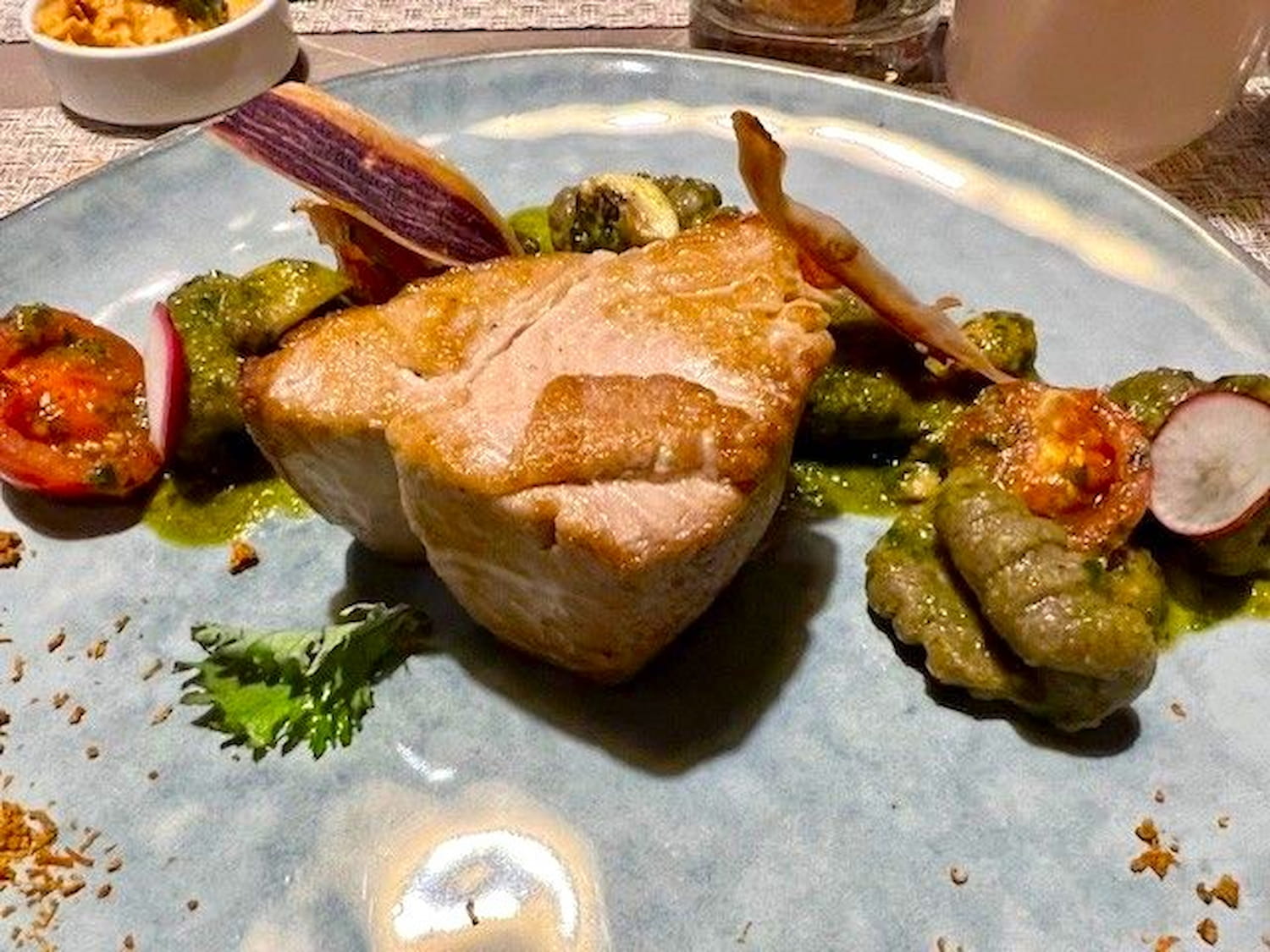 Fresh Tuna and banana gnocchi.