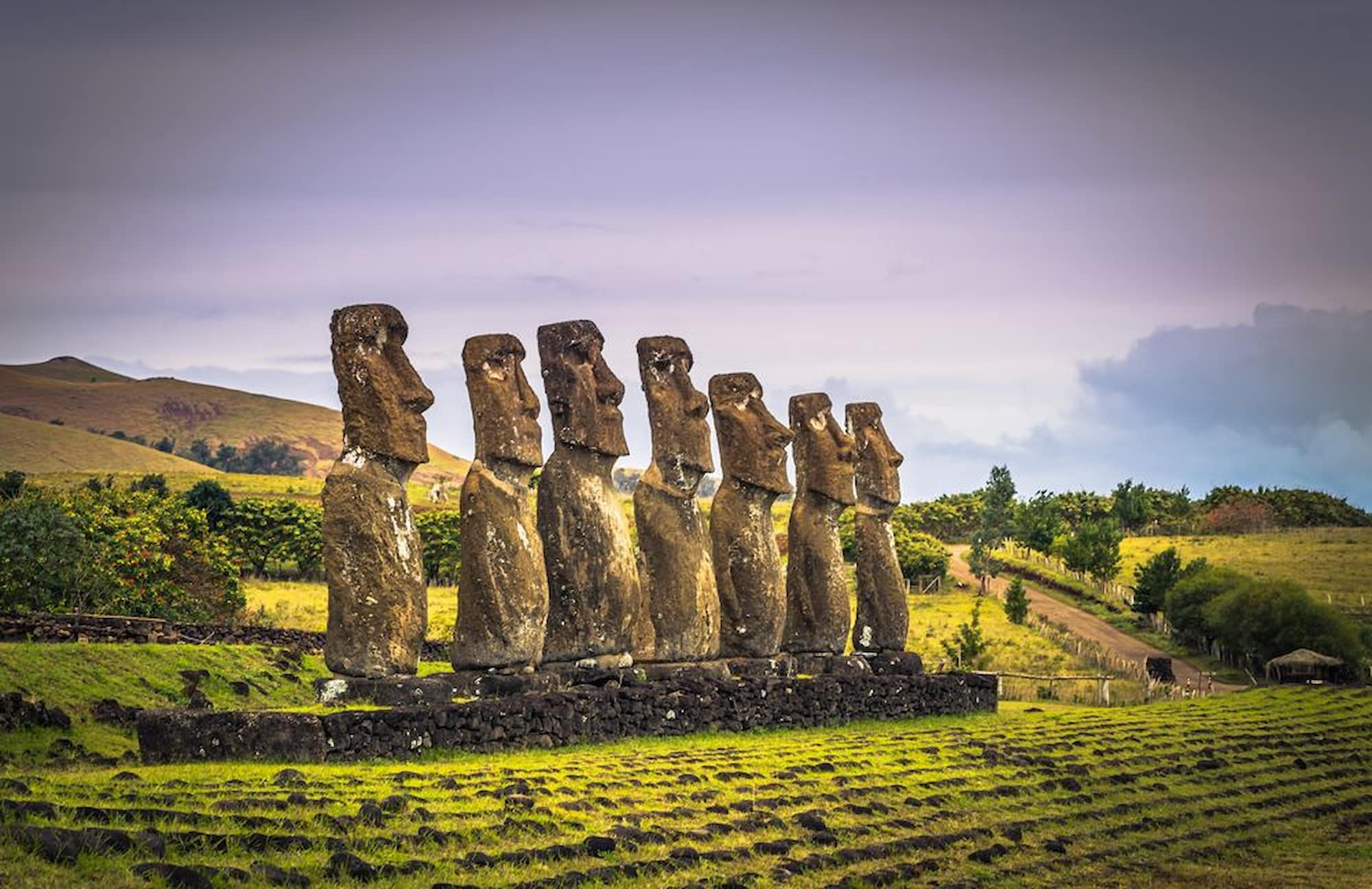 The captivating statue of Easter Island.