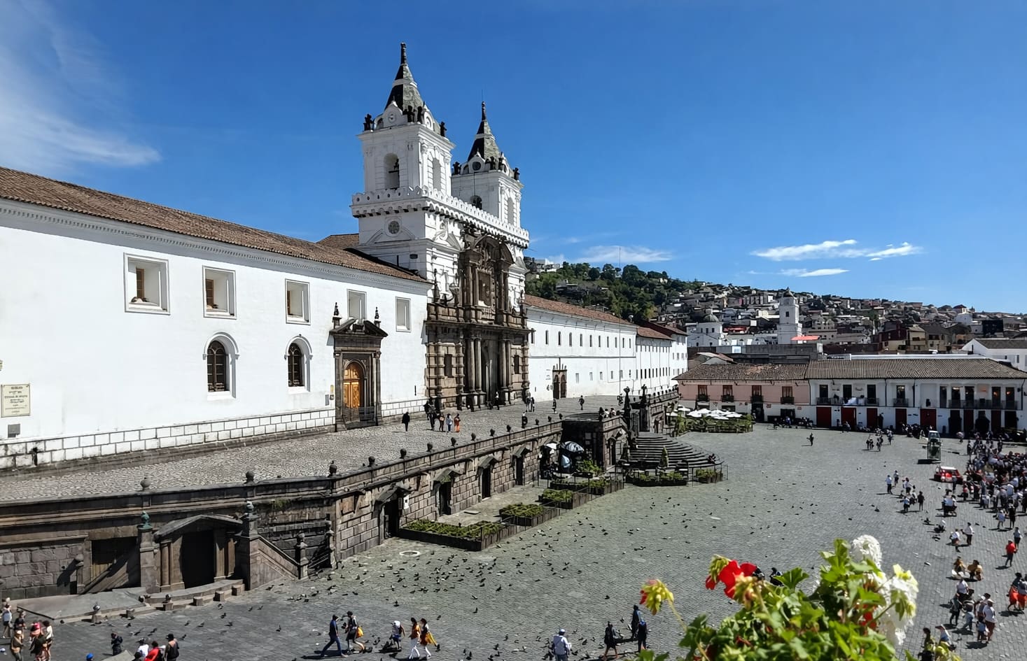 Colonial architecture and churches in Quito's historic centre, Ecuador