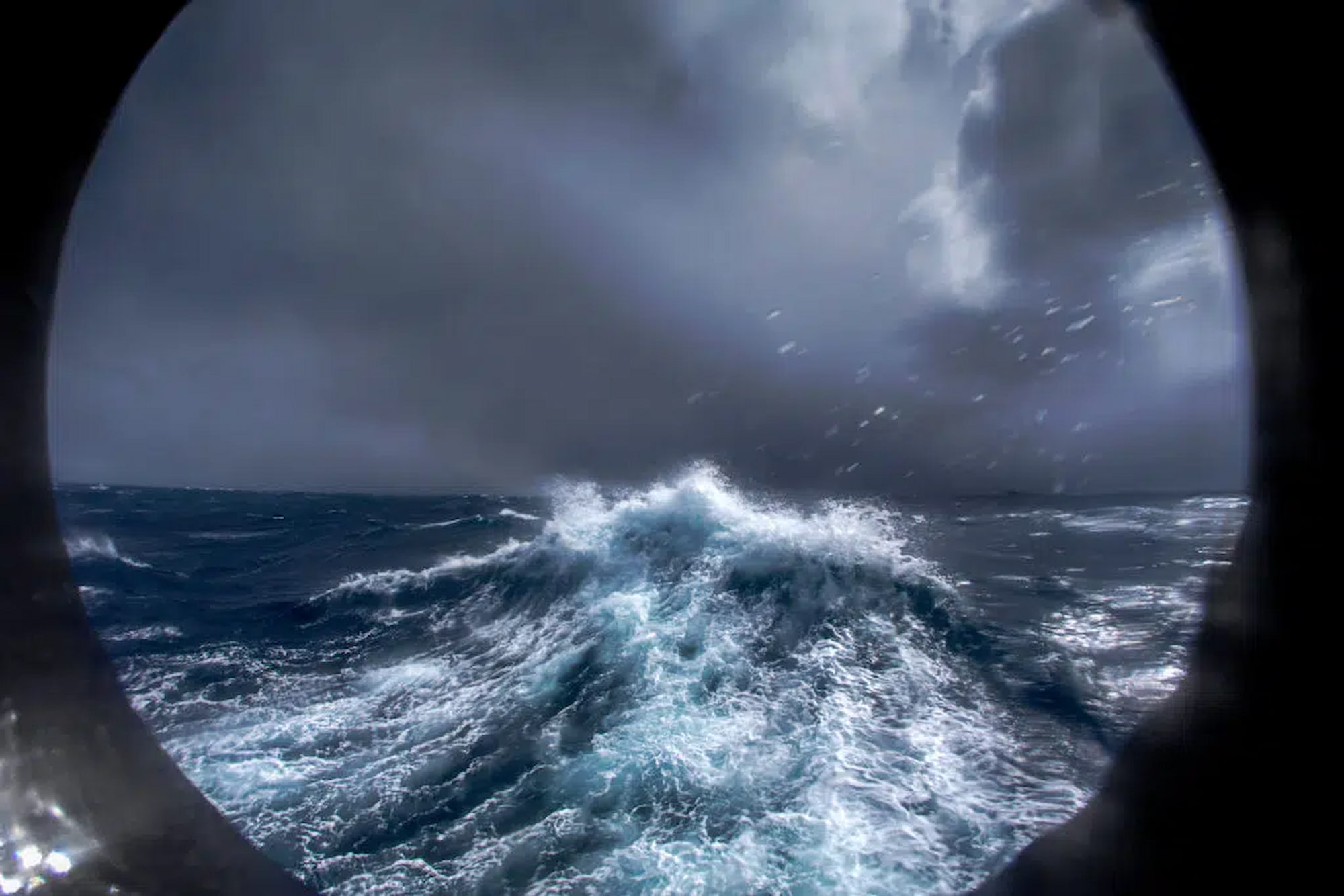 This is what it looks like crossing the infamous Drake Passage