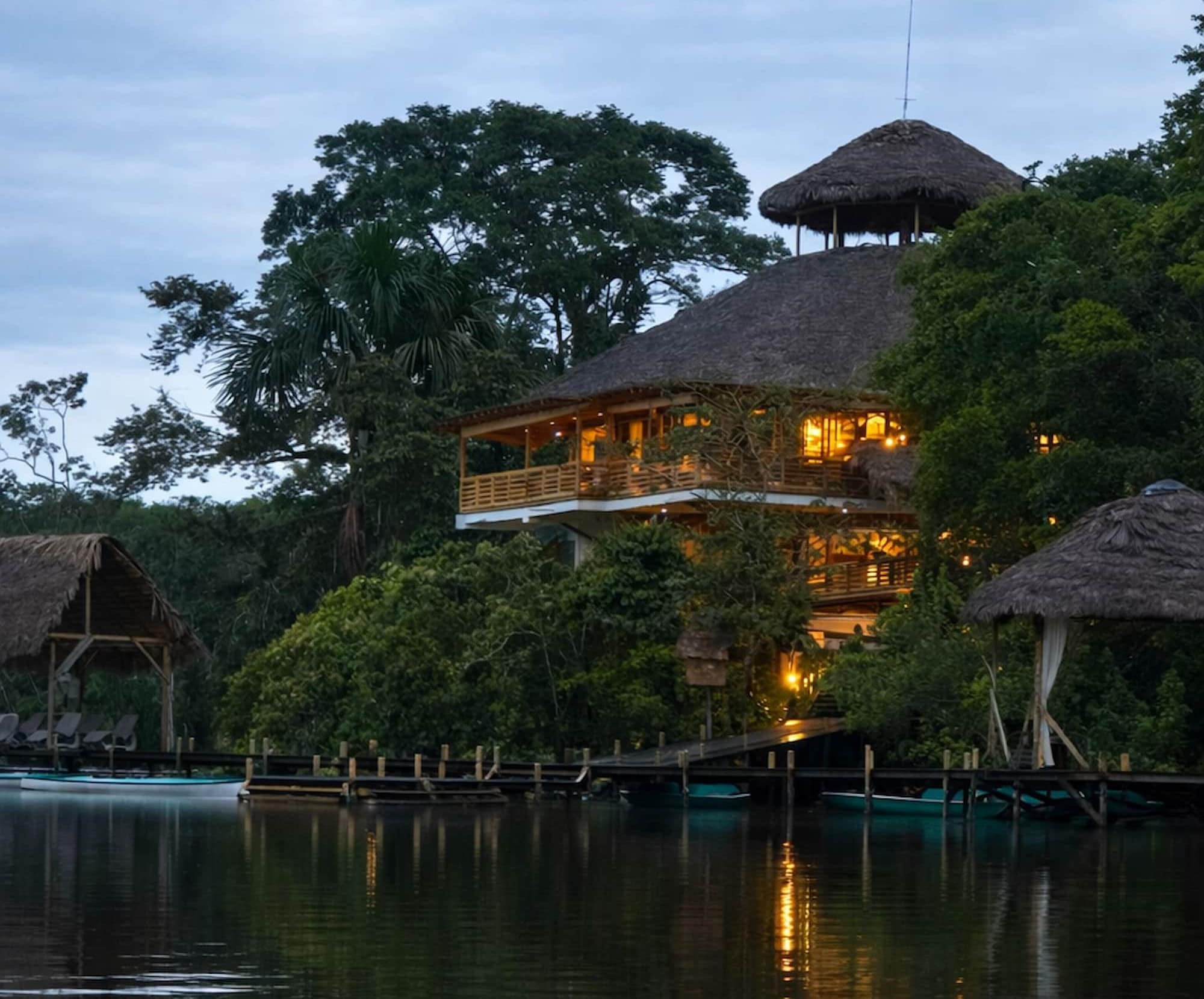 La Selva Lodge lagoon view, Ecuadorian Amazon, Napo River basin