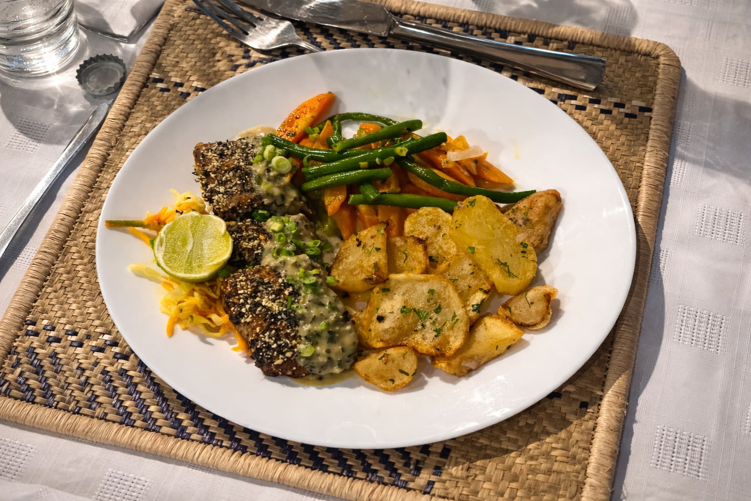 A plate of food Tracy tried in Madagascar