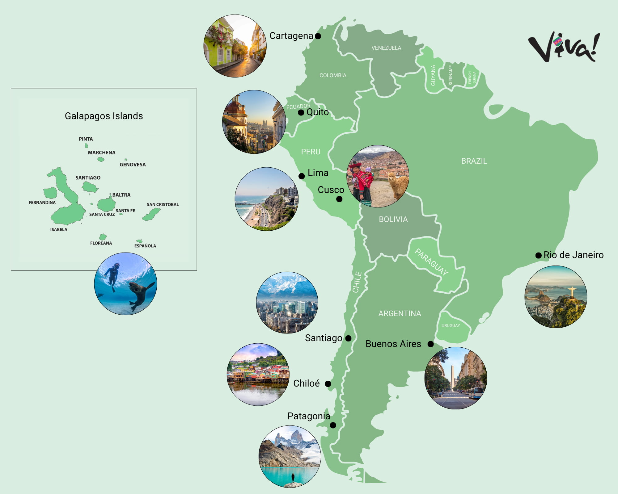 A quick reference guide to the best places to visit in South America in December