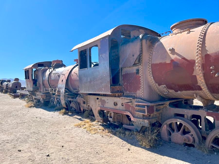 Uyuni Train Cemetery. Uyuni Train Cemetery.