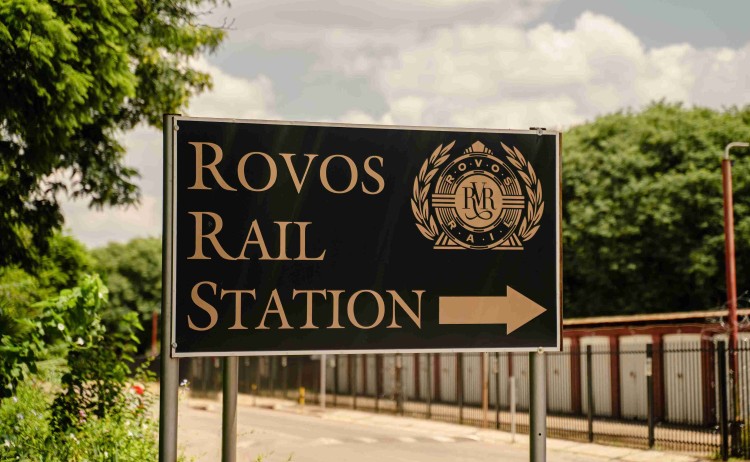 Rovos Rail Station signage
