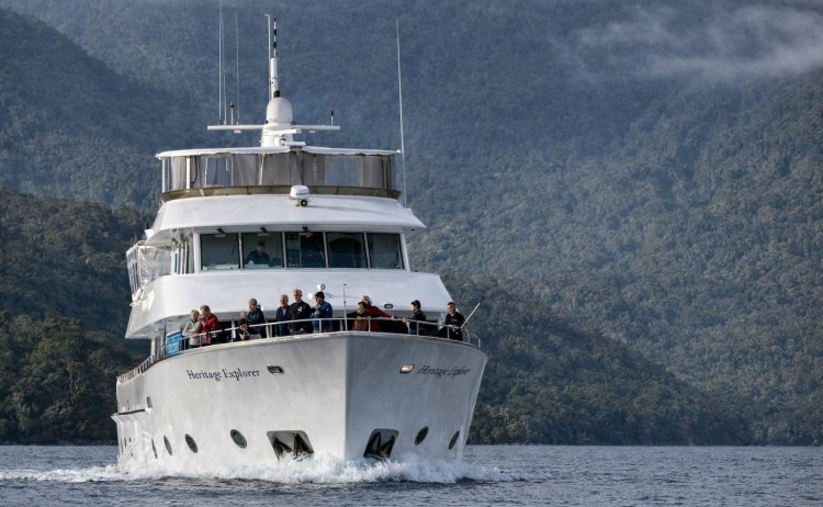 Heritage explorer yatch in NZ
