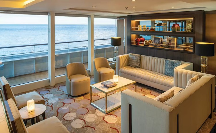 World Voyager lounge area