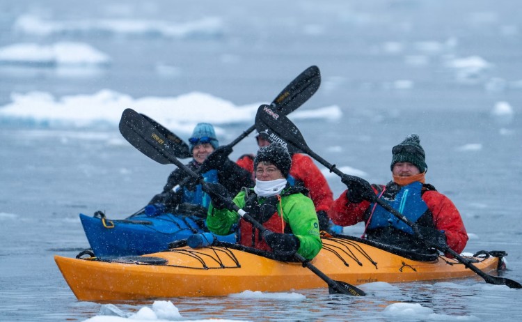 Kayaking in Antarctica Jamie Lafferty 2