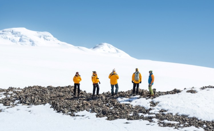 Antarctica Heli Landing 