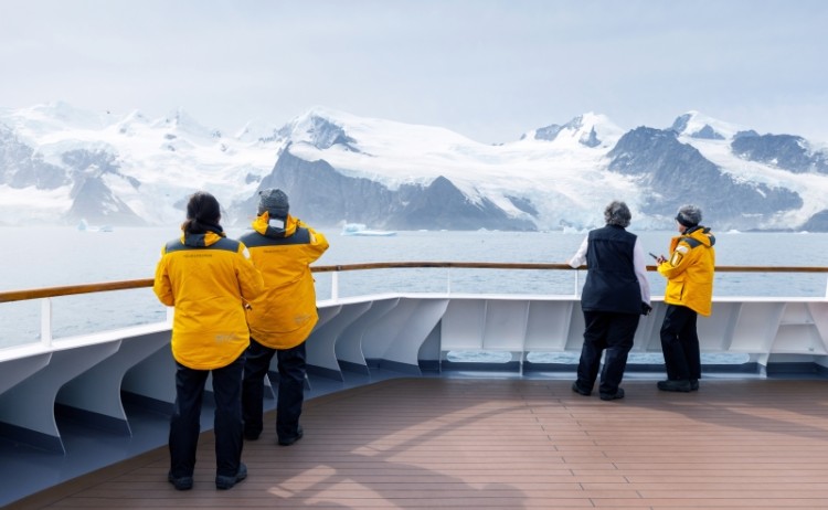 Passengers Onboard Ship Antarctica