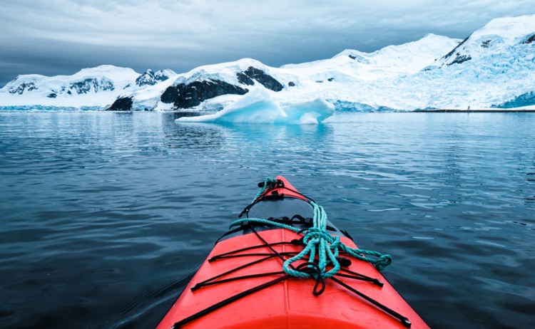 Kayaking in Antarctica Viva Expeditions.