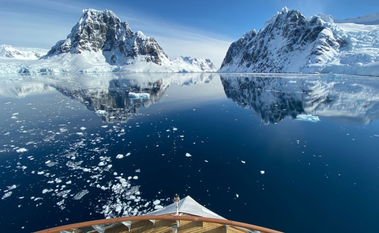 Aurora Expeditions cruising Antarctica
