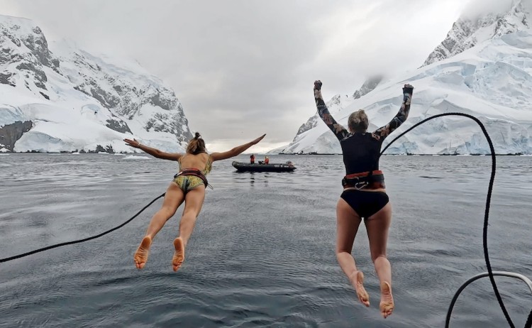 SBN Antarctica Lemaire Channel Polar Plunge Venture