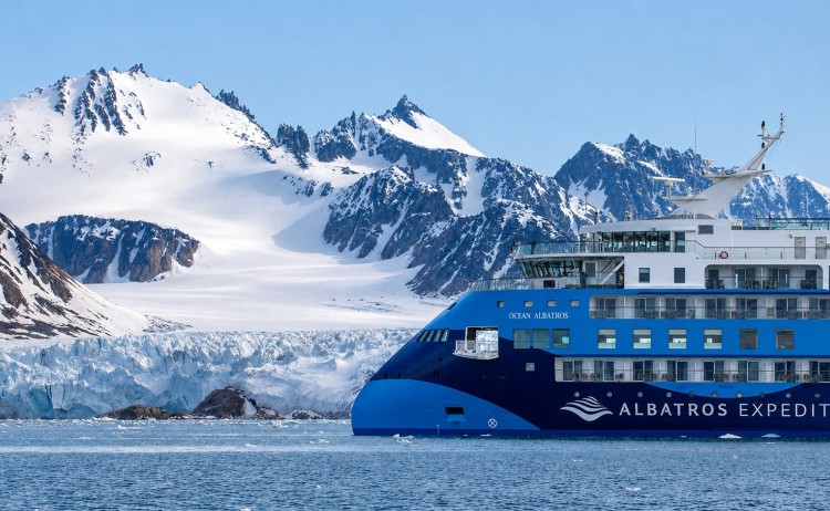 Whale season exterior of Ocean Albatros