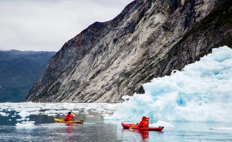 Kayak in Baffin Bay