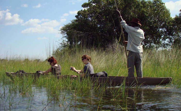 Borswana Explorer Okavango Delta Mokoro ride