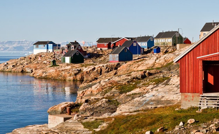 Complete East Greenland view of Ittoqqortoormiit