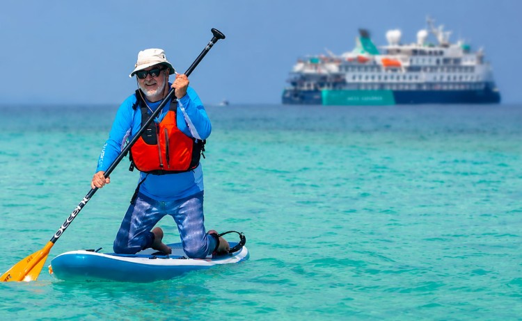 Costa Rica cruise Paddleboarding excursion