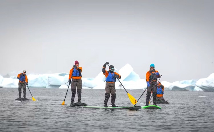 SUP in Antarctica