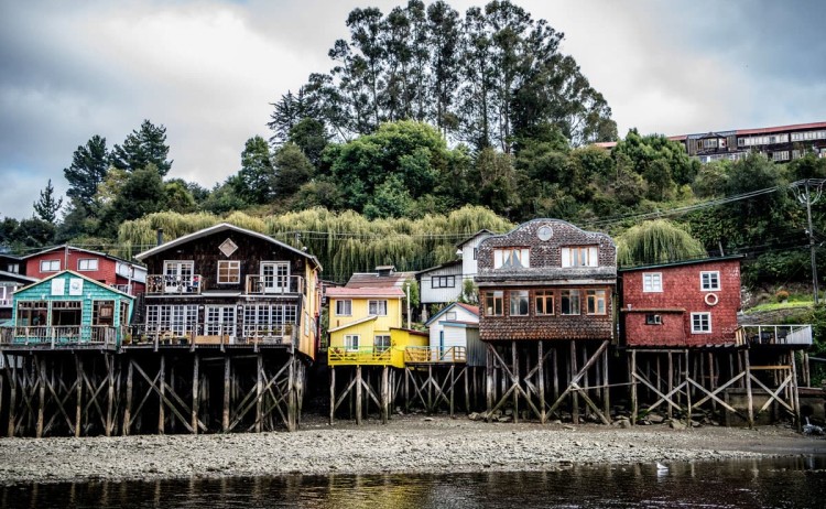 Stilt houses in Chile