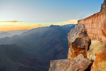 Desert Oasis and Sacred Peaks
