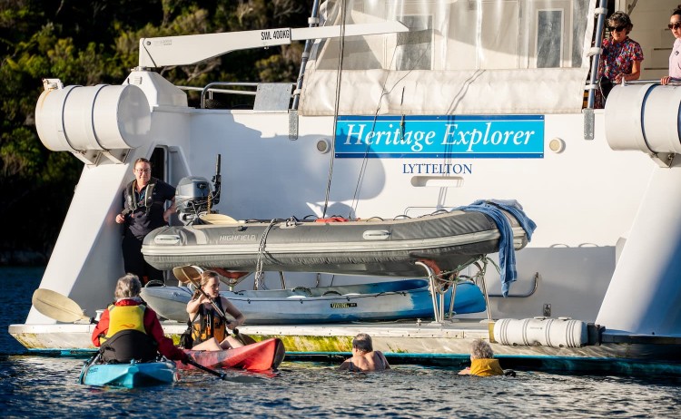 Kayaking and swimming S. Dunlay