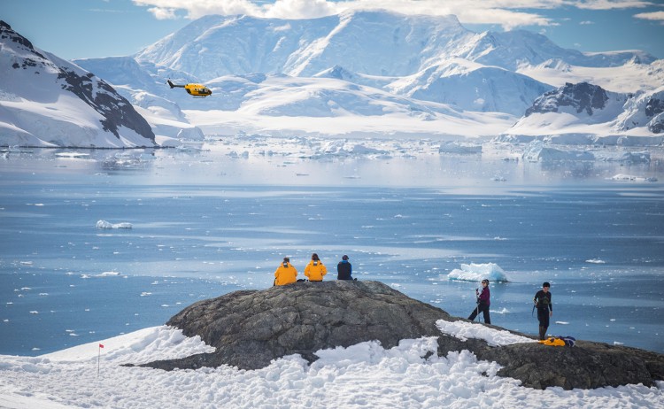 Quark Expeditions Exclusive Heli Landing Antarctica Credit Acacia Johnson