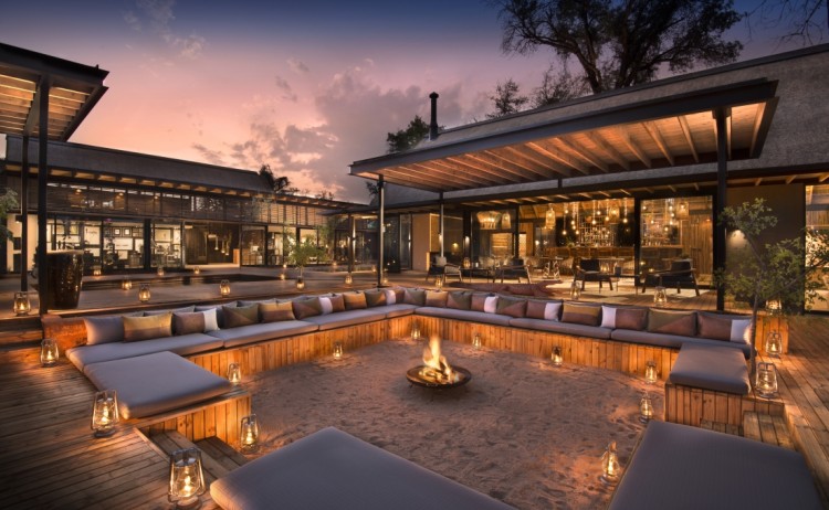 Lion Sands River Lodge 2 Guest Fire Pit Area