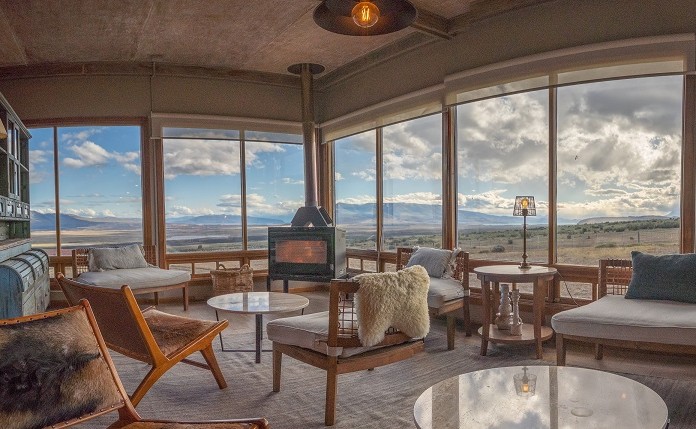 Estancia Cerro Guido, Restaurant and Indoor lounge