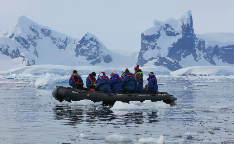 Exploring Antarcticas Spring zodiac excursion