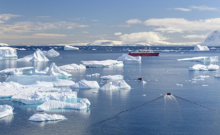 Antarctica Cuverville Island landscape G adventures