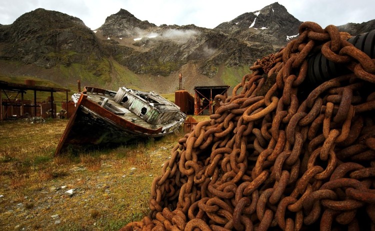 Antarctica South Georgia Grytvikin Boat Chains G Adventures