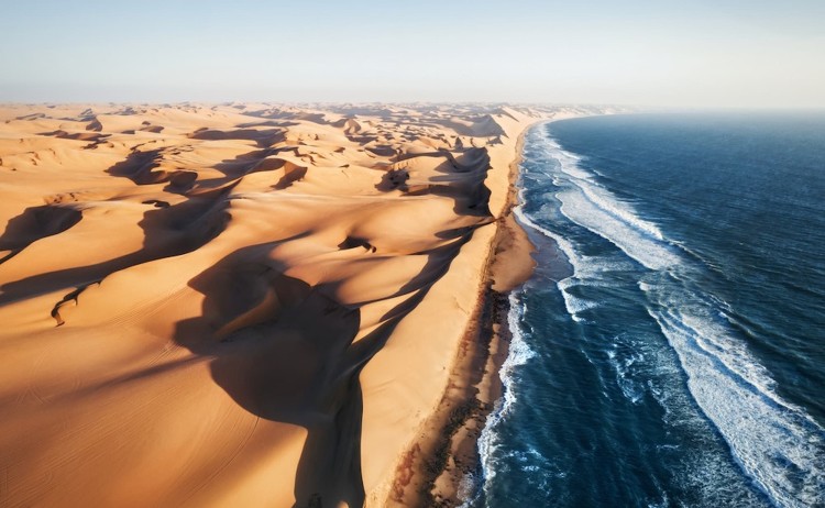Flying Namibia the skeleton coast