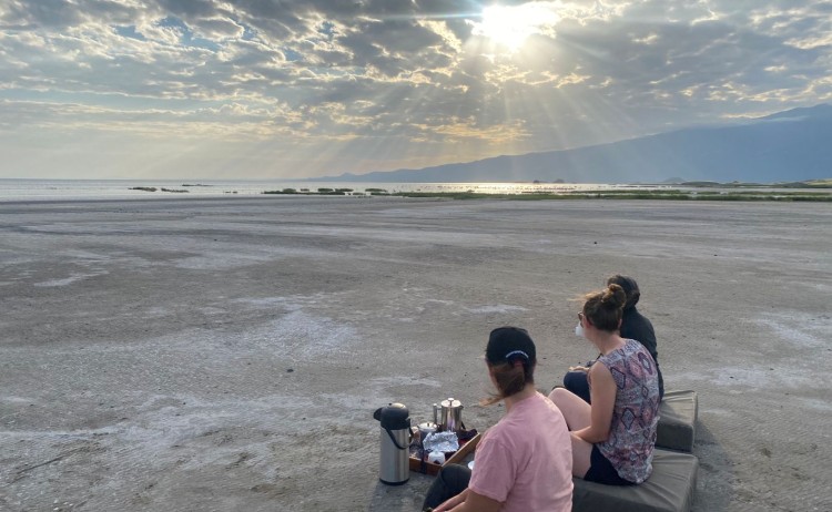Lake Natron at dawn