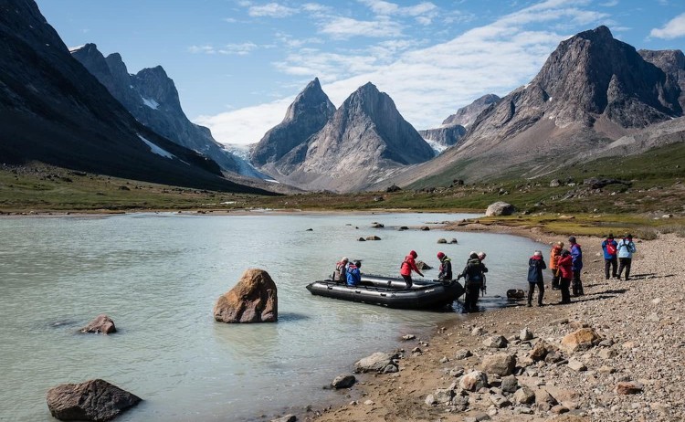 Four Arctic Islands, shore landings