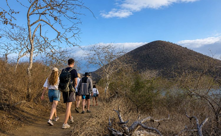 Galapagos cruise with Wendy Petrie guided hike Royal Galapagos