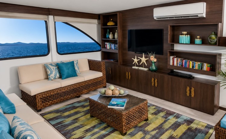 EcoGalaxy cruise lounge area