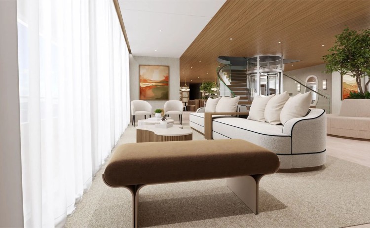 Eminence galapagos cruise interior social area lounge