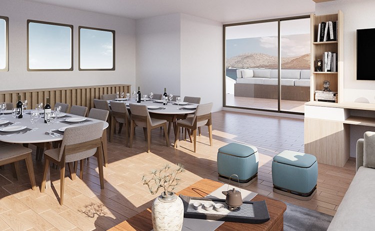 g angel social area4 Royal Galapagos