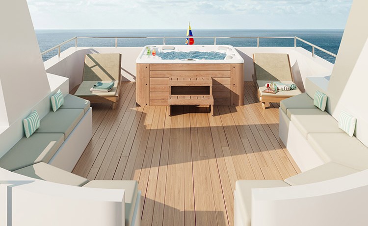 g angel sundeck1 Royal Galapagos