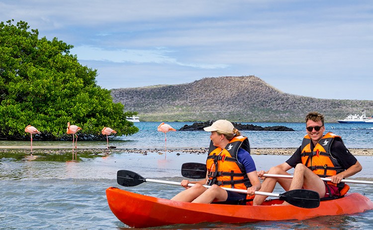 gmajestic exp kayaking3 Royal Galapagos