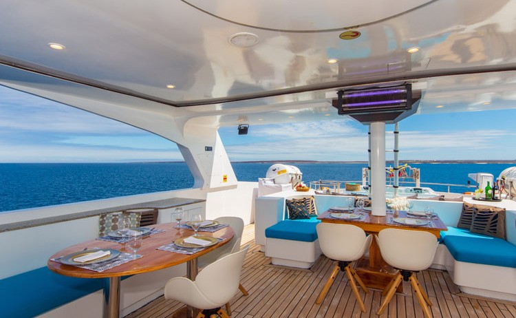 grand majestic al fresco dining Royal Galapagos