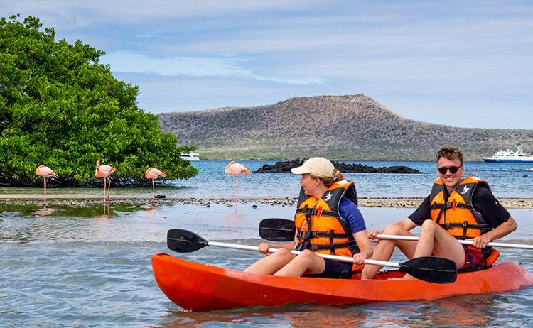 Kayaking in Galapagos Island