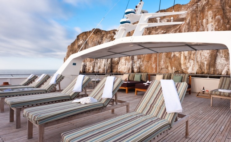 Ecuador Galapagos Seaman Journey sun deck