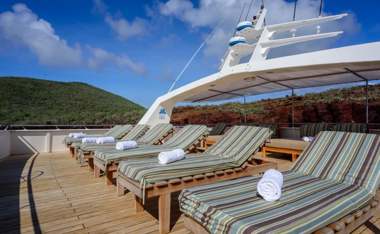Ecuador Galapagos Seaman Journey sun deck